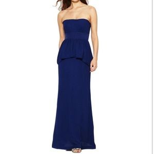 BCBG  XS Navy Blue  Long Dress/Gown